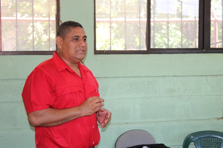Cristian Borda, representante del UMAS de Quezalguaque