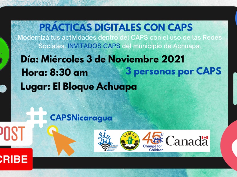 Intercambio Digital CAPS de Achuapa